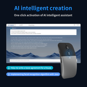 Nuovo ingresso vocale wireless riconoscimento vocale USB input di ricerca 116 lingue traduzione AI intelligent mouse - Product Image 2