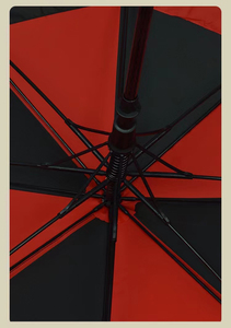 厂家户外防风高尔夫伞<span class=keywords><strong>2</strong></span>层高尔夫伞塑料手柄Logo印花新奇伞定制