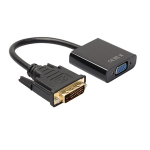 1080P DVI Male to <strong>VGA</strong> Female Video Converter Adapter DVI-D 24+<strong>1</strong> 25 Pin to <strong>VGA</strong> Adapter Cable DVI to <strong>VGA</strong> for TV PS3 PS4 PC Display - Product Image 1