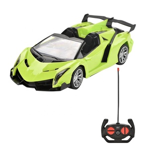 1:18 4 kanal uzaktan kumanda klasik süper araba parlak lambalar güçlü arkadan çekişli motosiklet kabaran güç ile R/C oyuncak arabalar çocuklar için - Product Image 1
