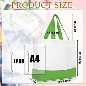 2024 Tùy Chỉnh Chất Lượng Tốt Polyester Cotton Tái Sử Dụng Mua Sắm Túi Xách Tay Siêu Thị <span class=keywords><strong>Tote</strong></span> Túi Vai Đồng Bằng In - Product Image 3