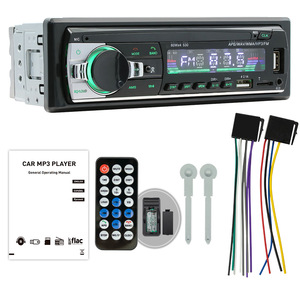 1 Din BT araba MP3 çalar LED ışık HD ekran Usb SD kart hızlı şarj Stereo kayıpsız müzik FM radyo - Product Image 6