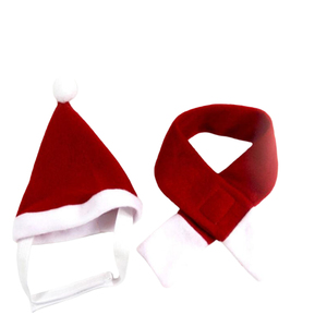 Hot Pet Weihnachts dekoration Lustiger Hund Weihnachts mütze Weihnachts mütze und Schal Weihnachts mütze Häkeln Katzen mütze Weihnachten - Product Image 2