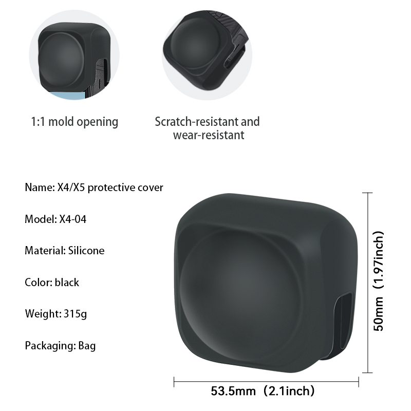 Funda protectora Insta360 X4/X5