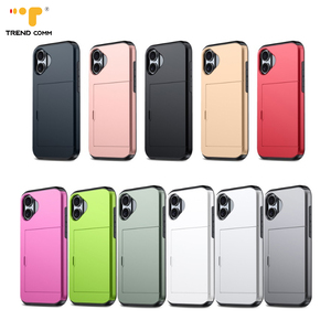 2025组合2合1幻灯片插卡TPU电脑卡座钱包手机外壳适用于iPhone 17 16 15 14 13 Pro Max - Product Image 6