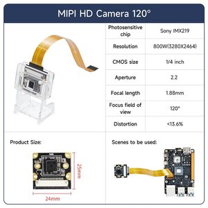 IMX219イメージセンサー付き77 ° 120 ° 160 ° RDK X5 MIPI HDカメラモジュール - Product Image 5