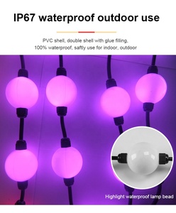 DC24V 50mm Diameter 360 Degree <strong>Digital</strong> Pixel Ball, 6 Pcs SMD 5050 RGB <strong>LEDs</strong> with <strong>DMX</strong> 512 Point Light for Indoor - Product Image 6