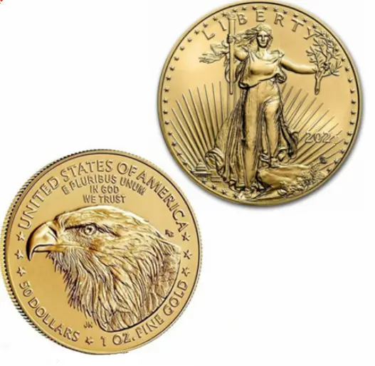 أرخص عملة تذكارية تمثال الحرية الأمريكي الذهب والفضة سبائك عملات حرية مع صندوق هدايا أكريليك