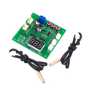 2チャンネルPWM4線ファン温度コントローラー12v 24v 48v、ディスプレイアラーム付き - Product Image 1