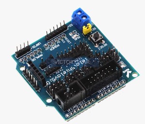 <strong>UNO</strong> R3 v5 expansion board sensor <strong>shield</strong> v5.0 electronic building block blue version SUNLEP Development Board <strong>UNO</strong> R3 v5 expansion - Product Image 1