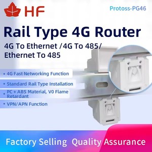 RS485 Protoss-PG46-GL การบินสูงเป็น4G/Ethernet เซิร์ฟเวอร์อนุกรมติดตั้ง DTU 9 ~ 50V/100 ~ 240V DC/AC 4G เราเตอร์ - Product Image 3
