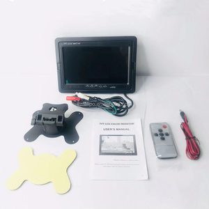 Monitor de pantalla TFT LCD a Color para coche, Monitor retrovisor para vehículo, 7 pulgadas, 800x480, 2 salidas de vídeo - Product Image 4