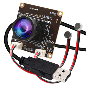 ELP 5 MP 30 FPS USB-Kameramodul mit Doppeltrennbarem Mikrofon IMX335 Video-Streaming-Webcam mit 118 Grad Keine Verzerrung Objektiv - Product Image 1