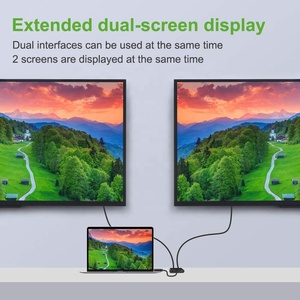 Convertidor de Adaptador de Audio Jack 4K 60Hz HDMI y VGA 3,5mm, para ordenador de escritorio, portátil, Monitor, proyector, etc. - Product Image 6