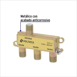 Volteck 10-Unit Box of <strong>1</strong>-<strong>Input</strong> <strong>3</strong>-<strong>Output</strong> Coaxial Audio <strong>Splitter</strong> &amp; Converters - Product Image 2