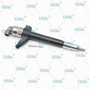 ERIKC 0950005801 095000 5801 ดีเซลเครื่องยนต์หัวฉีด DCRI105800 หัวฉีดน้ํามันเชื้อเพลิงชุด 095000-5801 สําหรับFORDขนส่ง