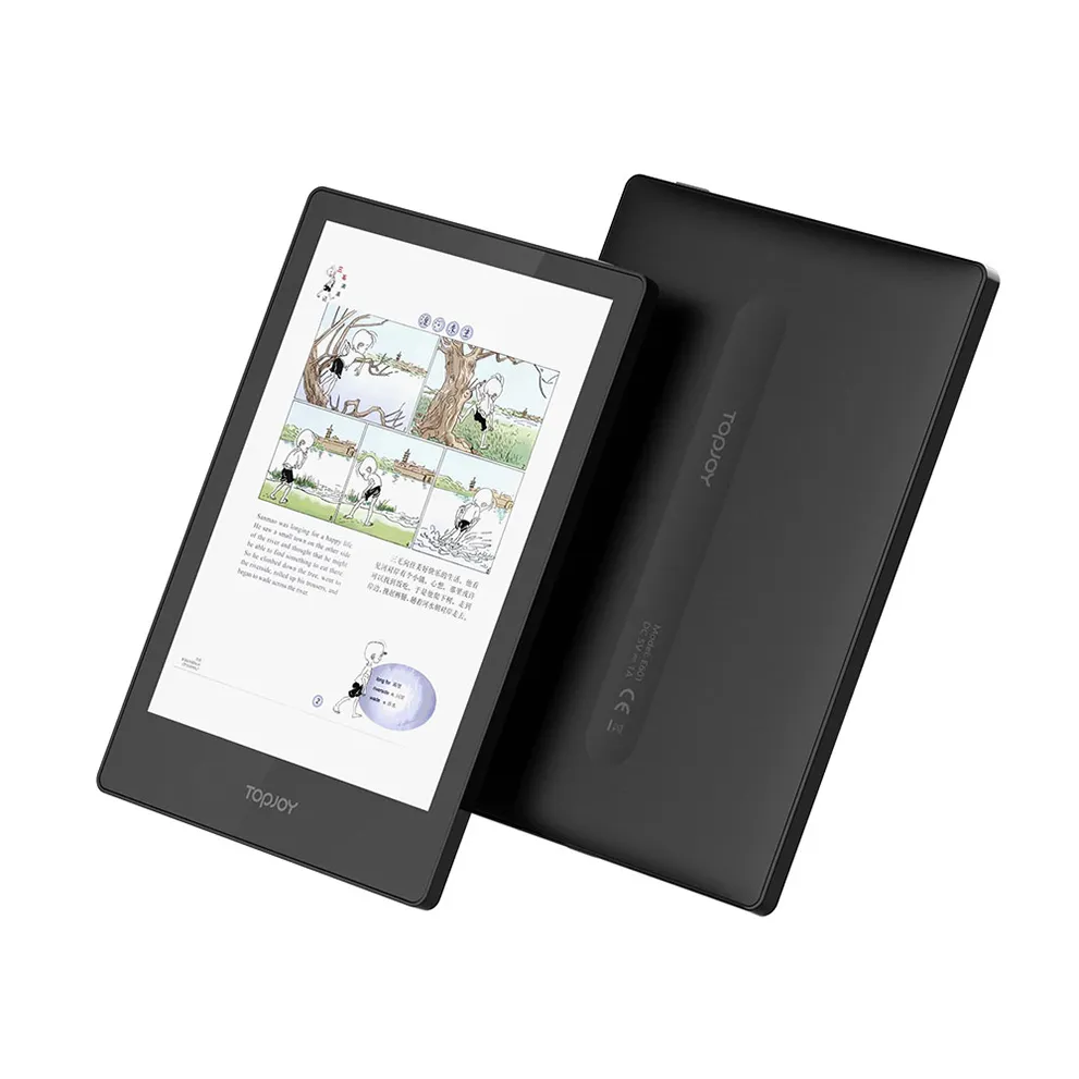 Shenzhen altri prodotti intelligenti Topjoy Butterfly E701 Eink Ereader colore nero bianco Pater 78 libri elettronici Android