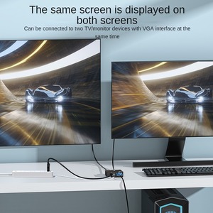 Jinghua VGAディストリビュータースクリーンディバイダー1つの2つのVGA 1つのビデオディストリビューターHDディスプレイ1つの2つのVGAスクリーンスプリッター - Product Image 3