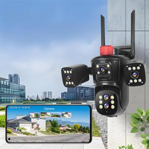 10X Magnification Five-lens All-round 8MP Security Guard Camara Wifi Ptz <strong>Camera</strong> <strong>Camera</strong> Security - Product Image 2