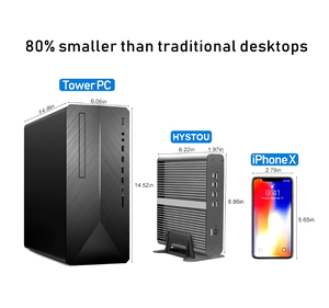 HYSTOU Mini 8 USB economico Aio Gaming PC 16G RAM Computer i7 Desktop Desktop tutto in uno - Product Image 5