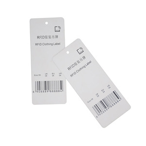 Long Range RFID Clothes <strong>Tags</strong> 860-960mhz Paper RFID Clothing Label <strong>Tags</strong> - Product Image 3
