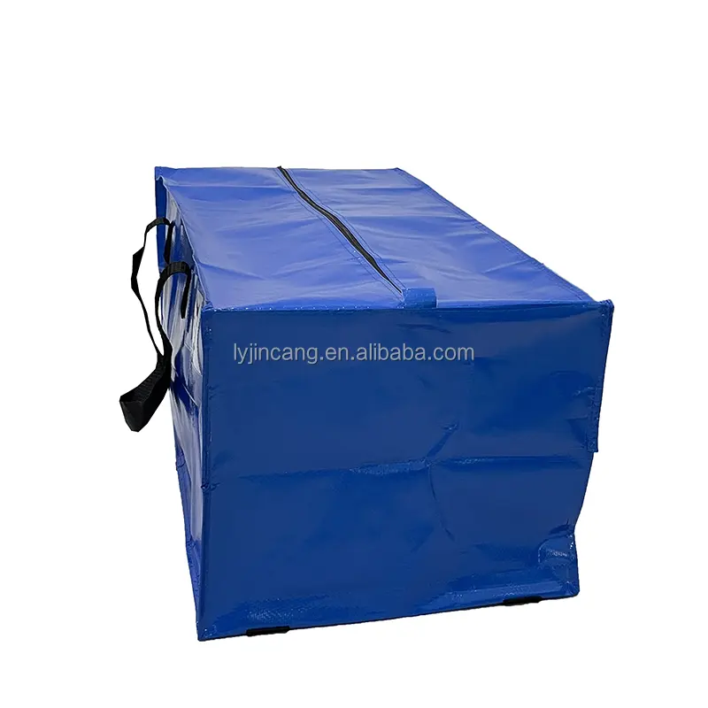 Китайская фабрика, прочная многоразовая движущаяся сумка, водонепроницаемая тканая сумка для покупок с логотипом на заказ