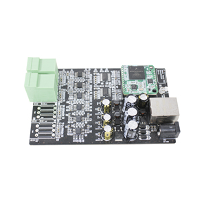 PCB Dante con 2 entradas, 2 salidas, conectores CAT5/6, entradas RJ45, MIC y AUX para sistema de audio de red Dante y sistema PA - Product Image 3