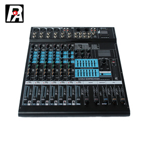8 Channel Professional Audio <strong>Mixer</strong> Console <strong>Pro</strong> Audio Digital Multi Effector Processor for Stage Sound System