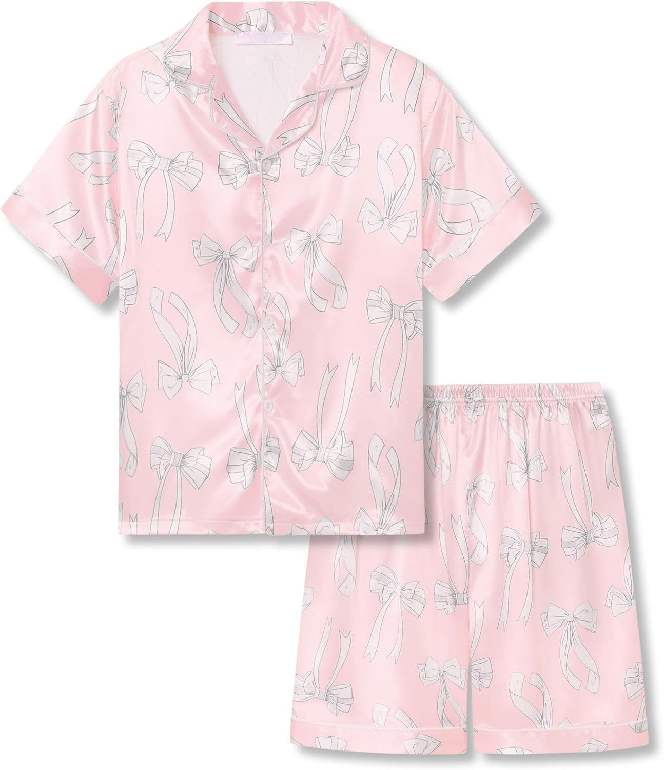 Nœuds roses et blancs