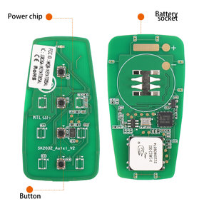 Autel กุญแจอัจฉริยะอเนกประสงค์, IKEYAT004EL 4ปุ่มกุญแจอัจฉริยะอิสระ - Product Image 2