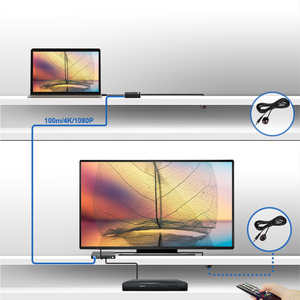 Extensor divisor 4K HDMI 1 en 2 salidas sobre Cat5/6 hasta 50m/165ft HDCP2.2/PoE/Gestión EDID Escalado descendente IR bidireccional - Product Image 6
