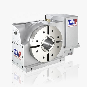 新的转盘4轴cnc AR-210B第四轴工作台与尾座cnc 4轴cnc旋转台，带强大的气动制动器 - Product Image 2