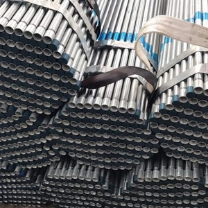 Gümüş galvanizli demir tüp fiyat yuvarlak GALVANİZLİ ÇELİK BORU ERW Tubos Acero Al Carbono Con Costura program 40 jinsteel çelik
