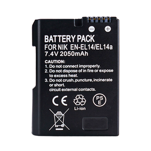 The EN-EL14/A Battery Is Suitable for Nikon Cameras Including <strong>D3200</strong>, D3400, <strong>D5100</strong>, D5200, D5400 and D5600. - Product Image 1