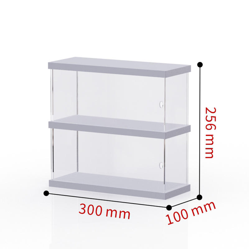 Deux couches standard blanc-simple rangée 6 petites figures