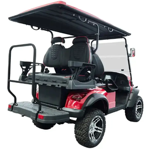 Supplier Popular Golf Cart 2+2 Seats 4 Seater Golf Cart 48V35Ah Lithium Batteries for Golf Carts