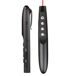 Presentatore Wireless con puntatore Laser a luce rossa penna Laser Wireless presentazione del telecomando diapositiva PowerPoint PPT Clicker Pen - Product Image 1