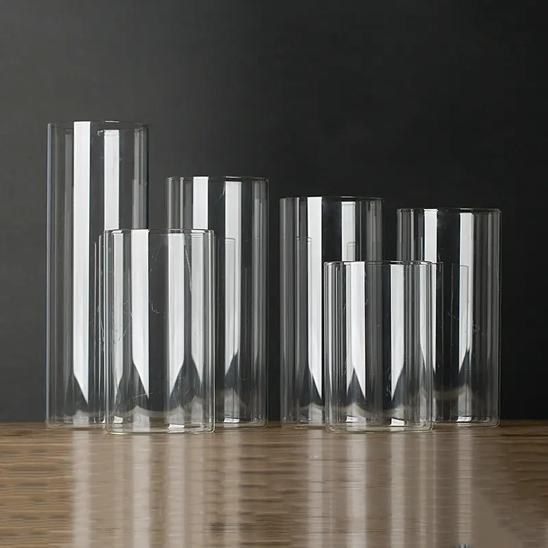 Hot Sales Sand wachs vasen unterschied licher Größe Glasgefäße Kerzen vase