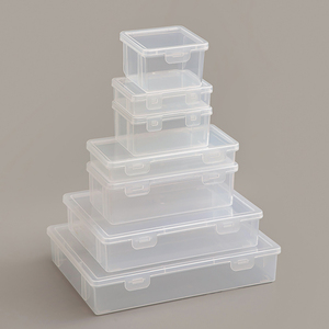 Wholesale PP Transparent Storage <strong>Box</strong> Empty Plastic Playing Card Case <strong>Toy</strong> Small Items Packaging Gift Clear Packaging <strong>Box</strong> - Product Image 3