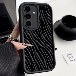 Funda de teléfono móvil con estampado de cebra, funda blanda de TPU a prueba de golpes para vivo iQOO Z9s Pro/Z9s/Z8x/Z8/12 Pro