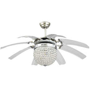 Çağdaş tavan vantilatörü ile gizli blade fantezi aydınlatma uzaktan kumanda - Product Image 3