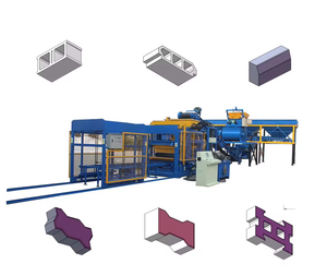 Fully <strong>Automatic</strong> Concrete <strong>Block</strong> Making <strong>Machine</strong> QT6-15 Brick Moulding <strong>Machines</strong> <strong>Building</strong> <strong>Block</strong> <strong>Machine</strong> - Product Image 1