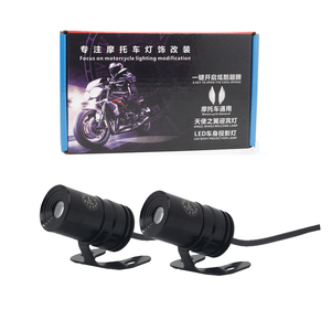 Beyaz mavi su geçirmez melek kanat karşılama projeksiyon LED ışık motosikletler için elektrikli araç modifikasyonu aydınlatma sistemi - Product Image 1