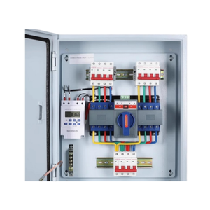 Çift güç otomatik Transfer anahtarı komple Set ATS alüminyum güç dağıtım kutusu <span class=keywords><strong>Busbar</strong></span> ile elektrik paneli dolabı