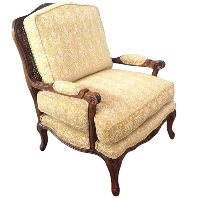 Yeni tasarım antik koltuk için fransız tarzı koltuk tek koltuk oturma odası sandalye