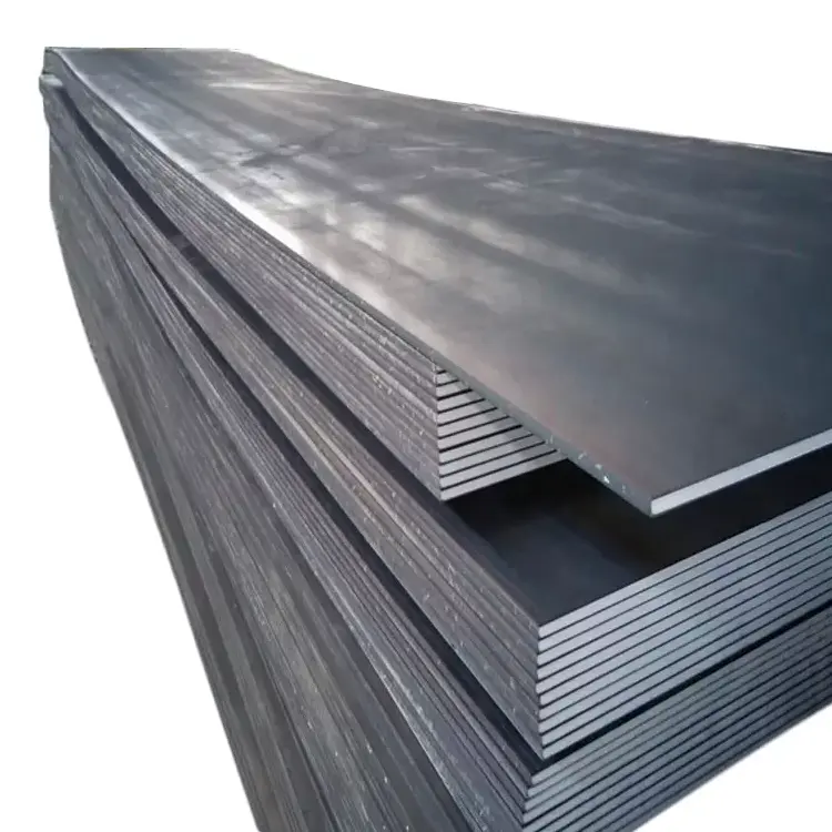 Placa de acero al carbono laminada en caliente ASTM A36 Chapa de acero al hierro A36 Ms Precio de distribuidores de láminas