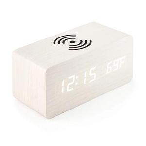 Reloj Despertador LED Digital con Carga de Teléfono Inalámbrico, Reloj de Mesa con Logotipo de Regalo Promocional Personalizado, Nuevo Diseño, Reloj de Escritorio, Venta Al por Mayor - Product Image 4