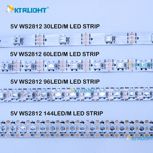 KTRLIGHT DC5V 30Leds RGB digitale flessibile sogno Full <span class=keywords><strong>Color</strong></span> <span class=keywords><strong>Pixel</strong></span> Ip65 all'aperto impermeabile WS2812b striscia luminosa a <span class=keywords><strong>Led</strong></span>