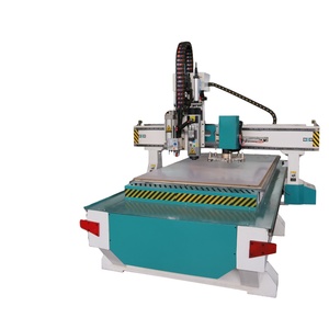UBO Factory Sell 4*8ft 3Axis Automatic Loading <strong>and</strong> Unloading Panel Woodworking Cabinet Atc 12 Tools <strong>Cnc</strong> <strong>Router</strong> Machine - Product Image 1