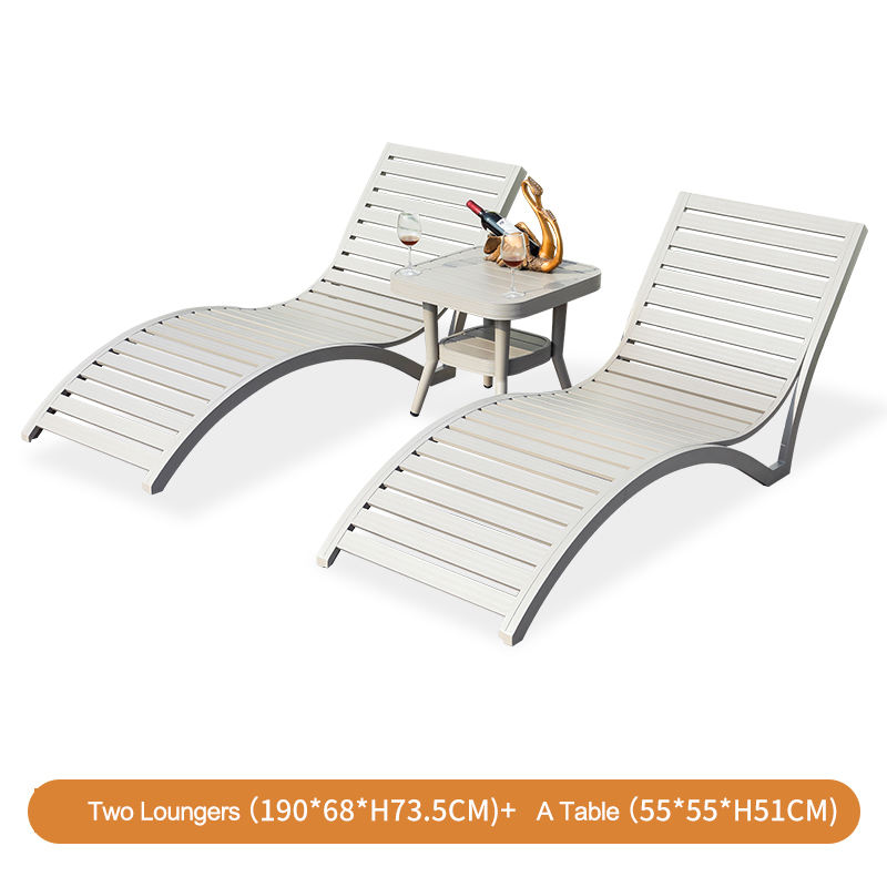 Deux transats + Une table